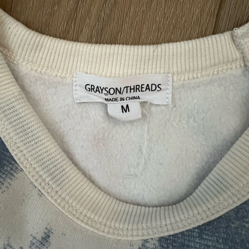 Grayson Threads "Choose Happy" Tie-Dye Top in Blue and Pink - Picture 6 of 7